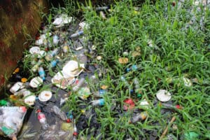 Rubbish at the port of Iquitos