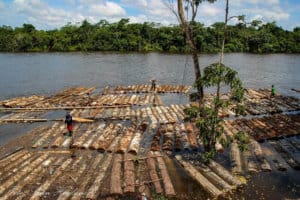 A sawmill in the Amazon