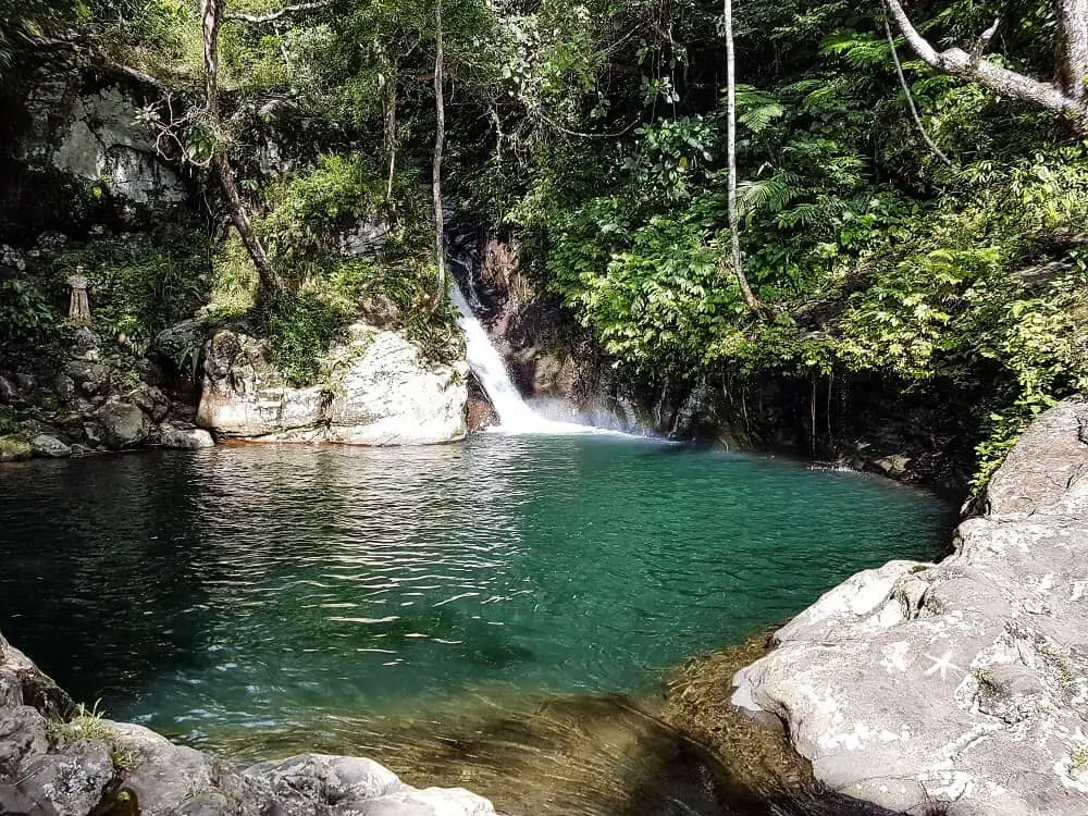Water hole above Ulan-Ulan falls in Biliran