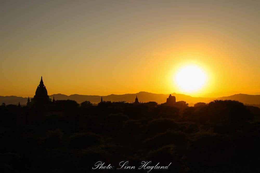 Sunset in Bagan