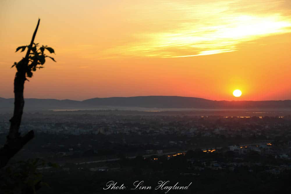 Sunset over Mandalay