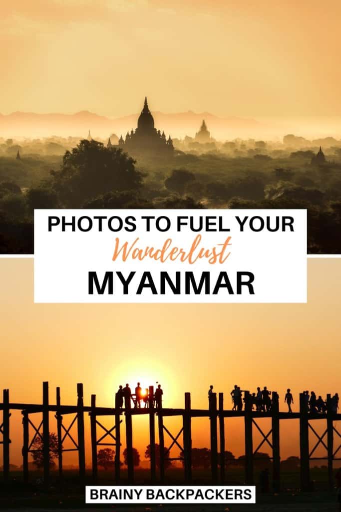 Are you wondering if Myanmar is worth visiting? Here are 17 photos to inspire you to travel to Myanmar. #travel #myanmar #burma #southeastasia #travelinspiration #responsibletourism #asia #brainybackpackers #photos #travelphotography