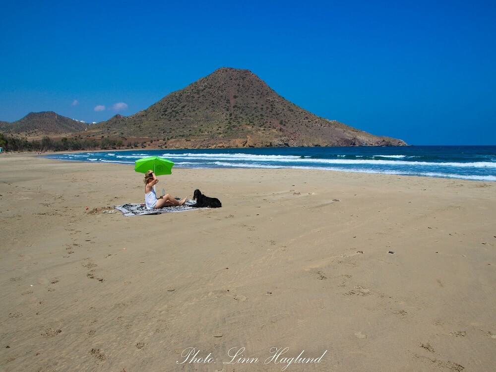 Cabo de Gata beaches - chilling at Genoveses beach