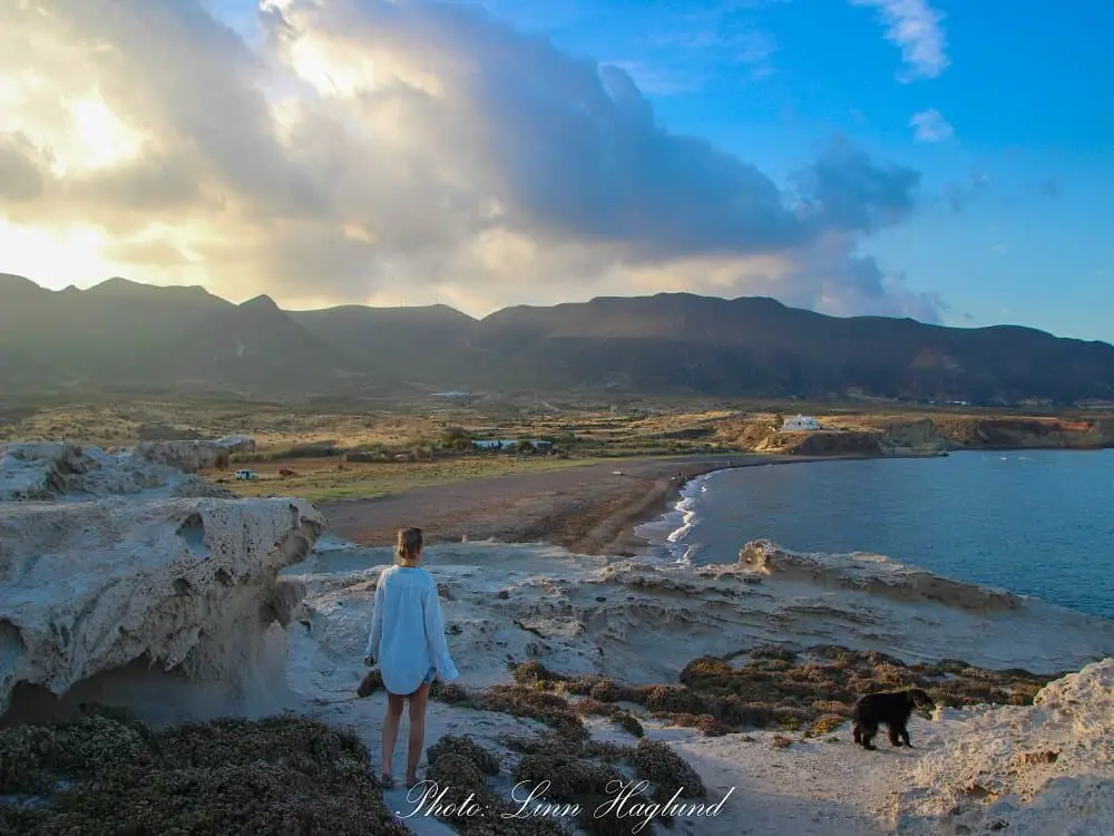 Los Escullos cliffs - among the best beaches Cabo de Gata has to offer