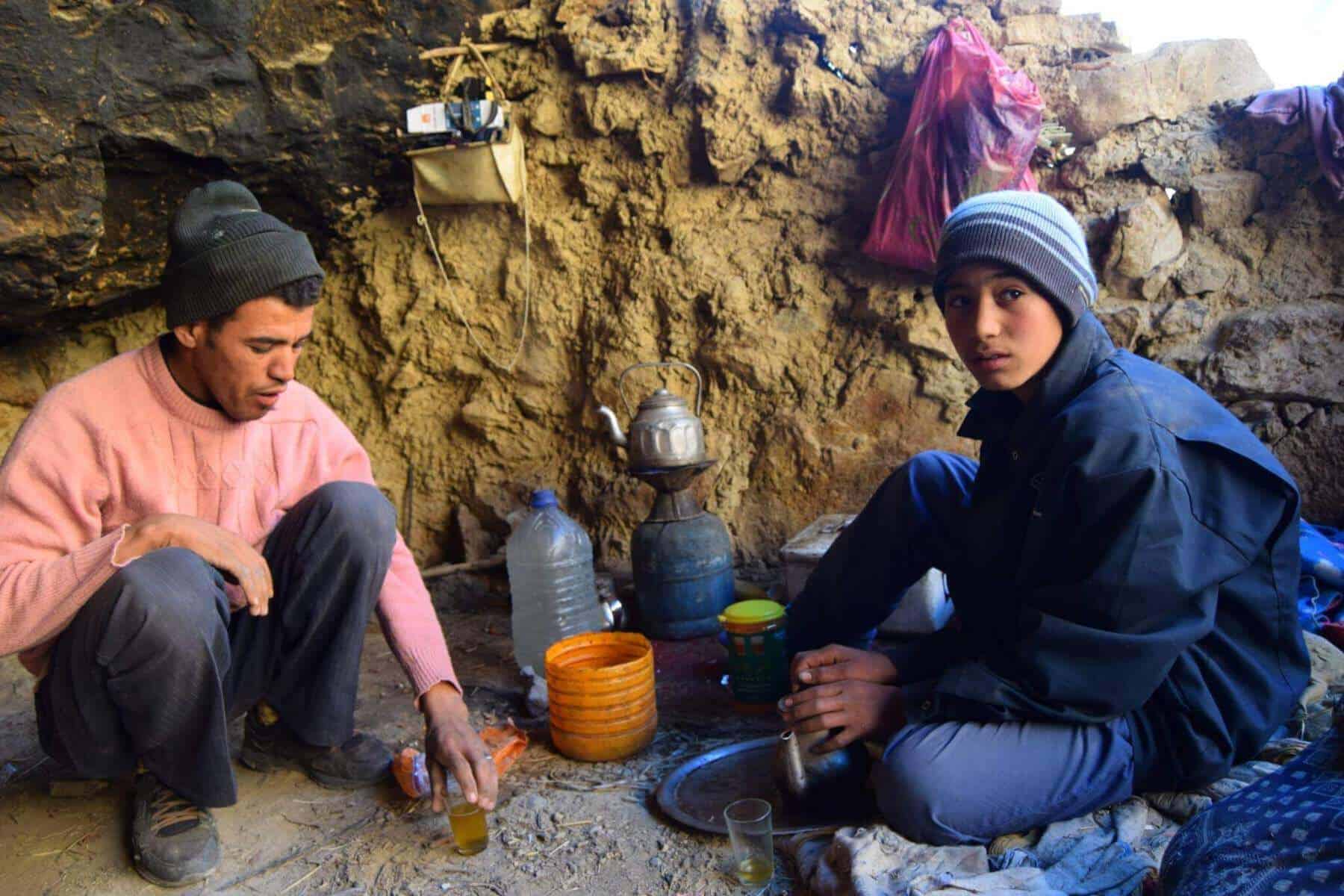 Photo by Hamish - Moroccan nomads drinking tea