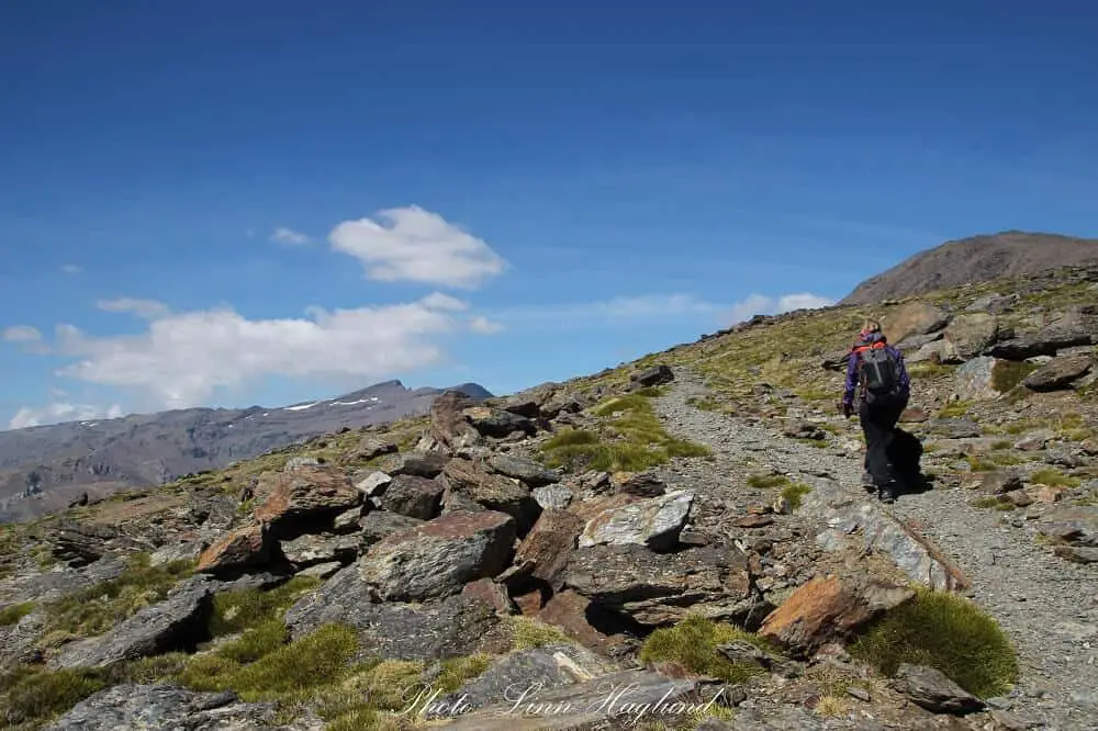 Me hiking to the top of Mulhacen