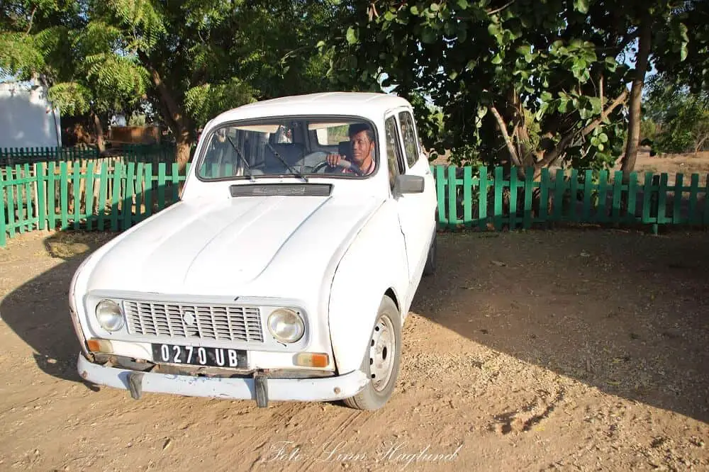 A local taxi ride I took to the Baobabs in Madagascar. The car was nearly falling apart, but my money were well needed.