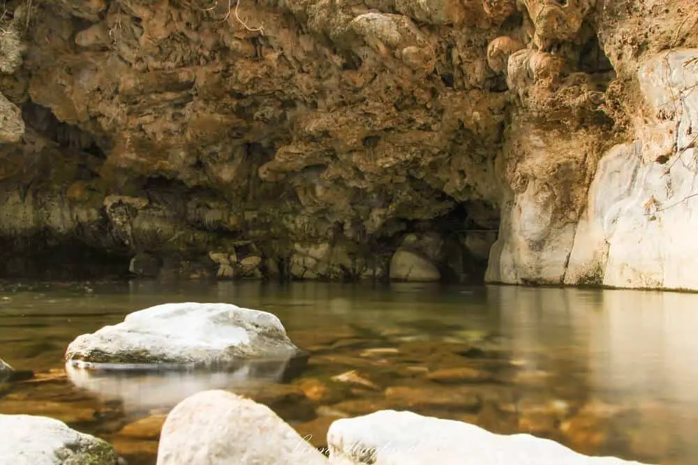 The clear water along the hike is perfect to cool down in