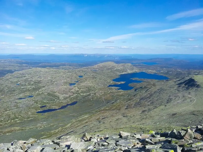 Mesmerizing views from Gaustatoppen