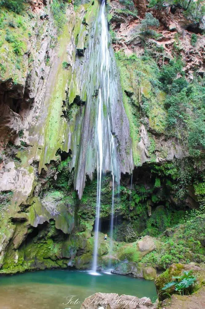 The Grand Cascade at the end of Akchour hiking trail