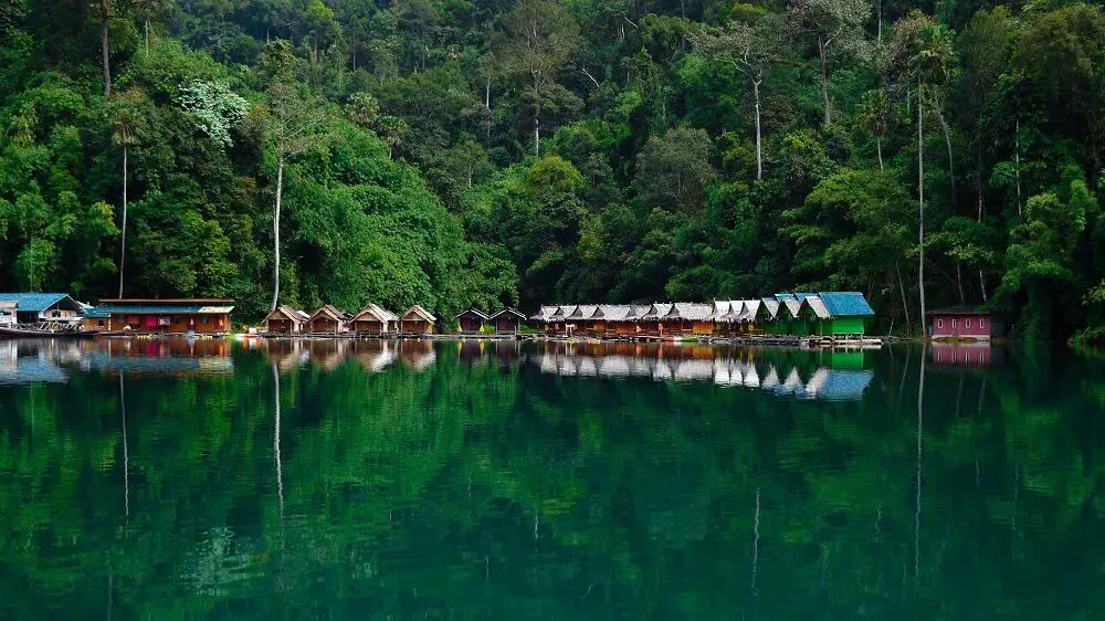 Cheow Lan Lake floating bungalows