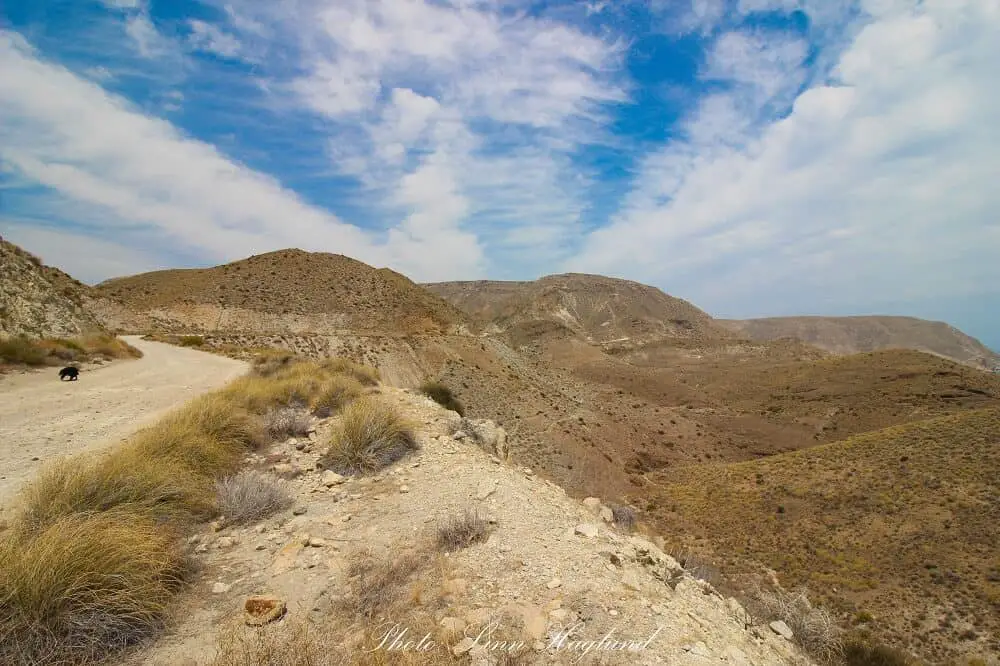 Hiking route to Cala de San Pedro