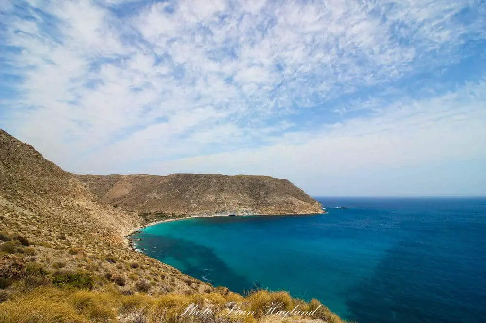 View of Cala de San Pedro Cabo de Gata