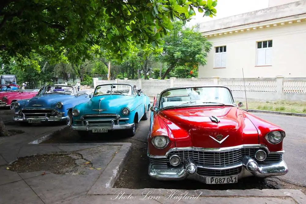 Colorful vintage cars in Havana