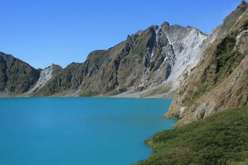 Mt Pinatubo in the Philippines