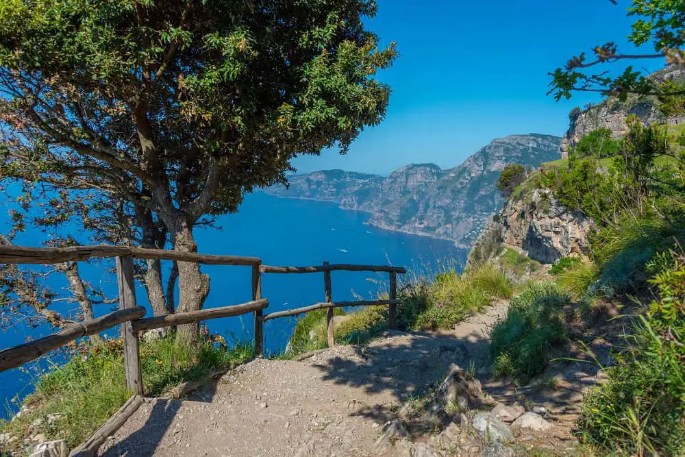 Sentiero degli Dei hike in Amalfi Coast.