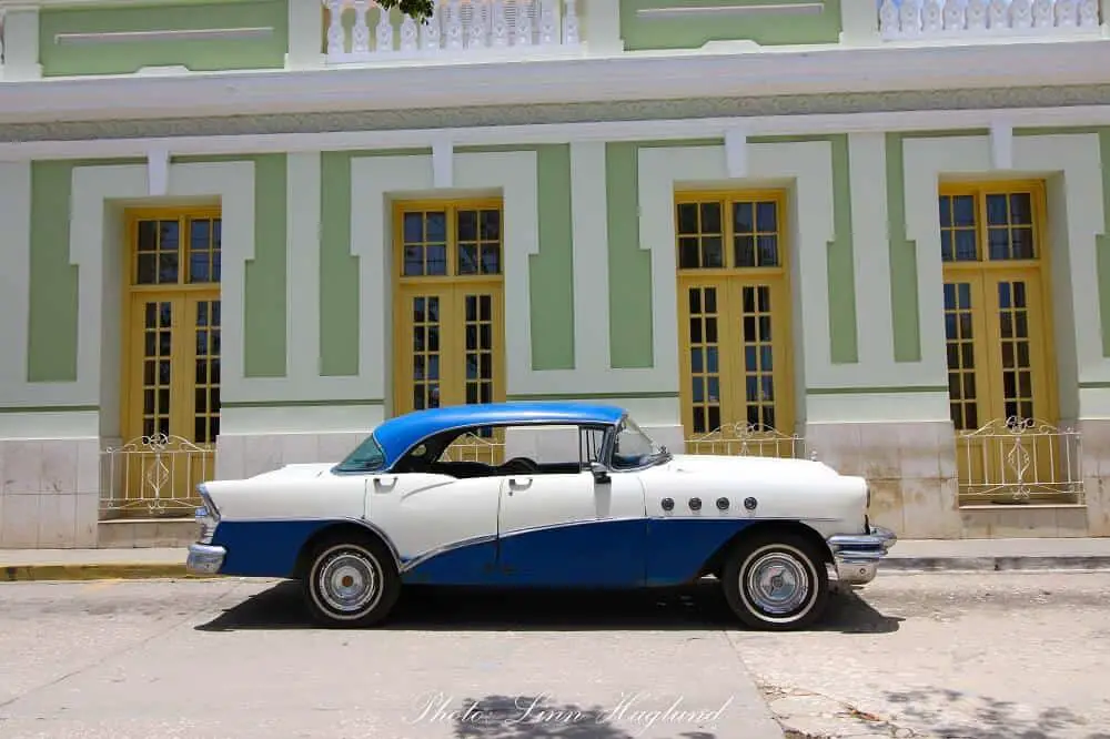 A parked car in Trinidad