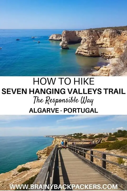 How to hike seven hanging valleys trail in the Algarve Coast in Portugal. Including responsible hiking tips.