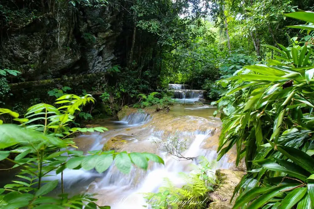 The river towards el Nicho waterfalls