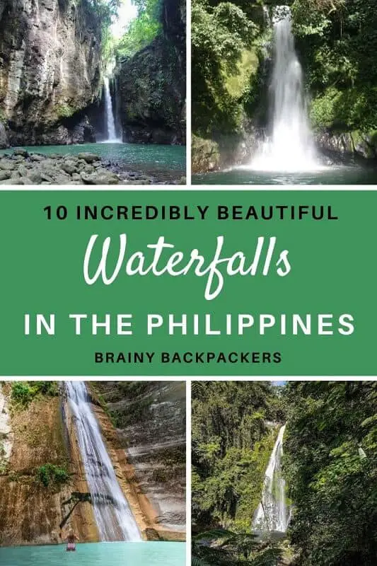 Are you ready to chase waterfalls in the Philippines? Here are some of the most beautiful waterfalls in the Philippines. #waterfalls #Philippines #asia #travel #responsibletourism #brainybackpackers #nature #hiking #beautifuldestinations #traveltips