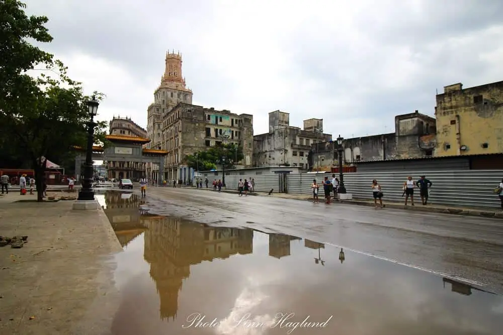 China Town gate in Havana