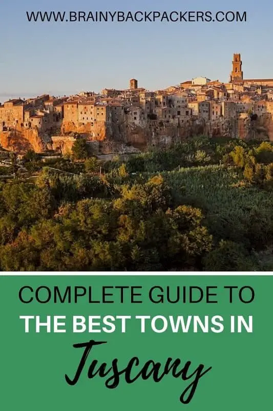 Complete guide to the best towns in Tuscany. Where to stay and how to get there. #travelguide #tuscany #traveltips #italy #europe