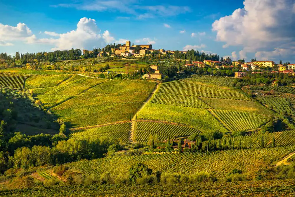 Hilltop towns in Turcany - Panzano in Chianti
