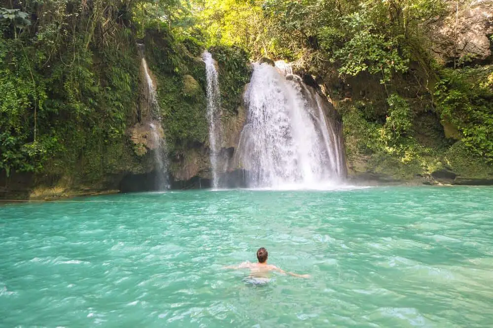 Kawasan falls is one of the best waterfalls in the Philippines