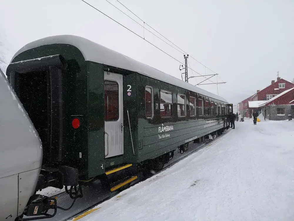 One of the best things to do in Flam is to take a ride on the Flamsbana