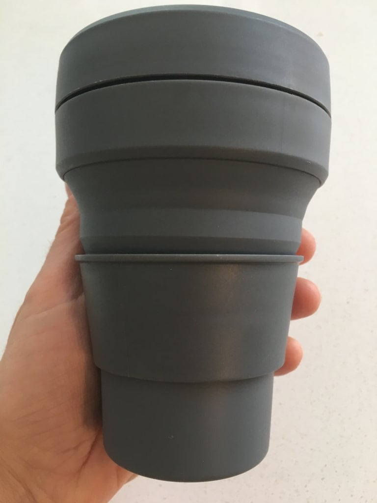 Stojo coffee cup is a great eco friendly gift idea for travel lovers