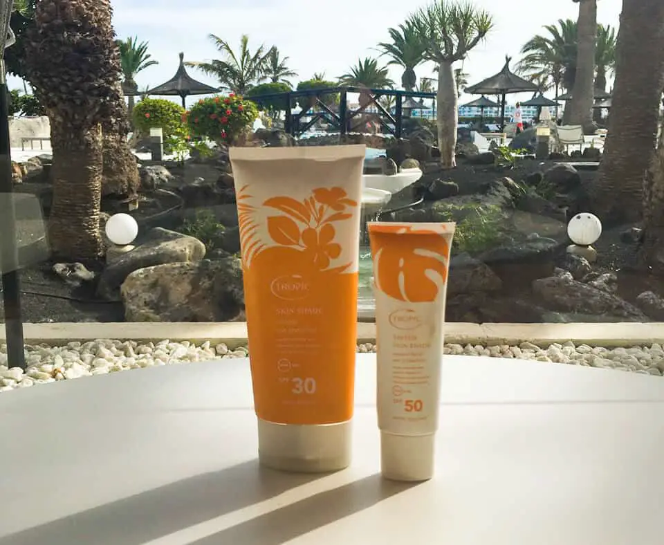 Tropic sun cream is a great eco-friendly travel item when traveling to tropical destinations.