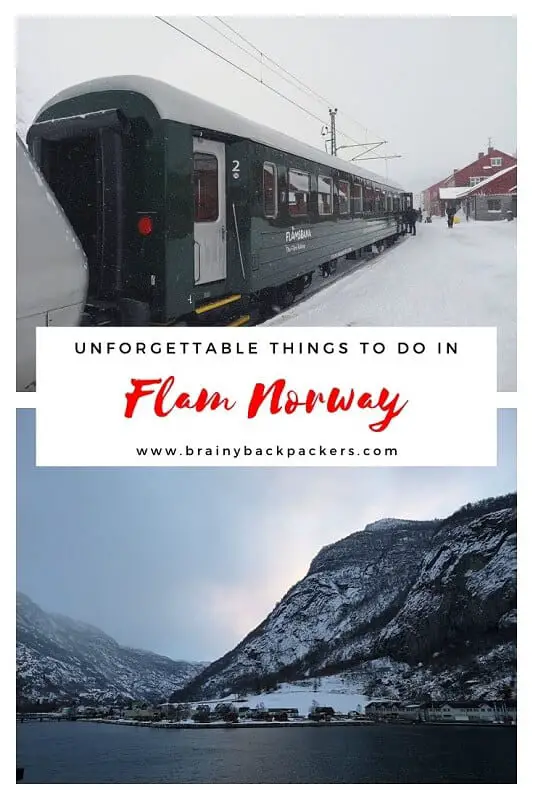 Are you looking for epic things to do in Flam Norway in winter? This is the ultimate guide to winter travel in Flam, what to do in Flam, where to stay in Flam, how to get to Flam. #responsibletourism #brainybackpackers #sustainabletourism #norway #visitnorway #norwayinwinter #travelnorway #norwaytourism #flam #flåm #flåmsbanan #flamsbanan #nature #scandinavia #nordiccountries