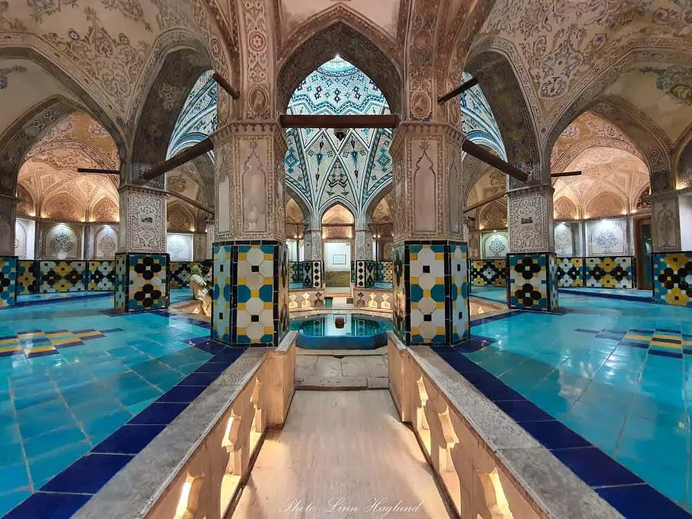Visiting Sultan Amir Ahmad Bathhouse is one of the best things to do in Kashan Iran