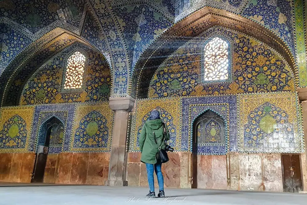 Shah Mosque in Isfahan is one of the most beautiful mosques in Iran