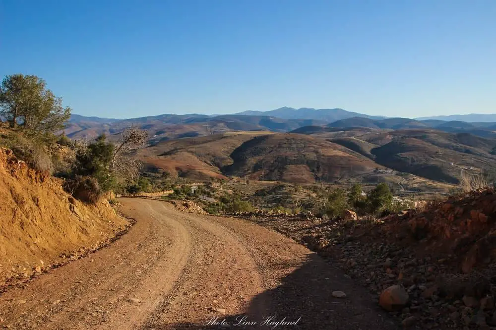 Al Hoceima National Park dirt road