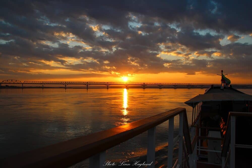 Bagan to Mandalay by boat