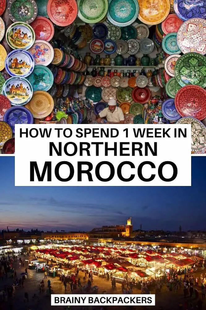 Plannig to spend a week in Morocco? This is the perfect northern Morocco itinerary for 7 days from Meknes to Al Hoceima. #traveltips #responsibletravel #morocco #northernafrica #africa #morocco #itinerary #travelitinerary #responsibletourism #brainybackpackers #offthebeatentrack #offthebeatenpath