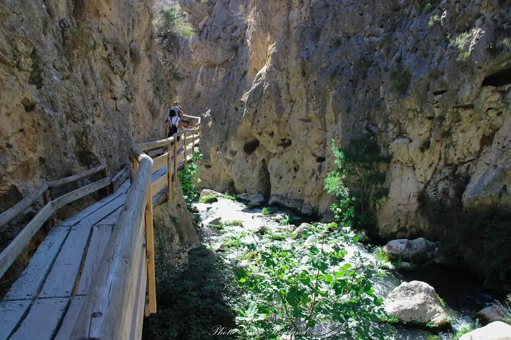 There are many secret places to visit in Spain like Sendero de la Cerrada del Rio Castril