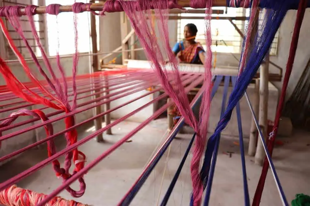 Support small local sari manufacturers in India