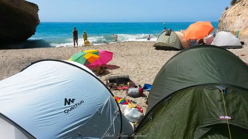 Beach camping locally