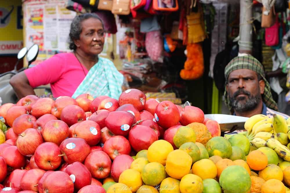 Fruit sellers in Munnar India