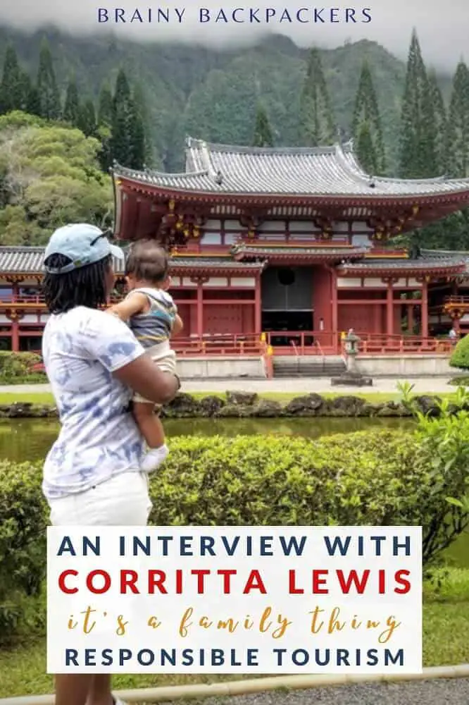 Responsible travel as a family? Absolutely! Coretta Lewis from the travel blog It's A Family Thing tells you all about it in this inspiring interview about responsible tourism. #responsibletourism #sustainabletourism #travel #interview #brainybackpackers #sustainability