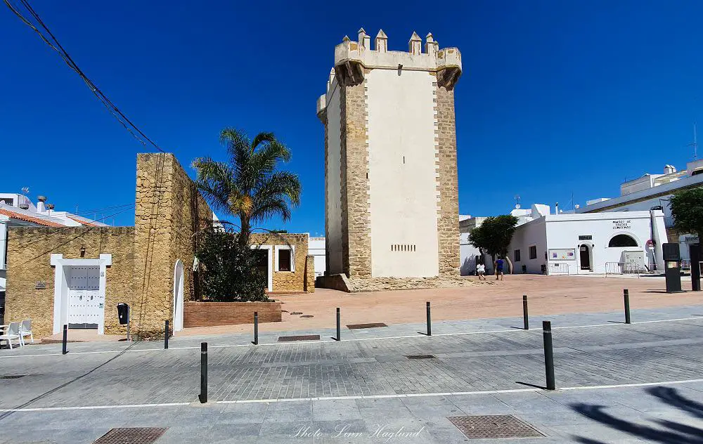 Premium Photo  Panoramic view of the town of conil de la frontera from the  torre de guzman cadiz andalusia