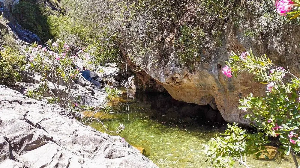 Hike Barranco Blanco is among the best things to do in Mijas Spain
