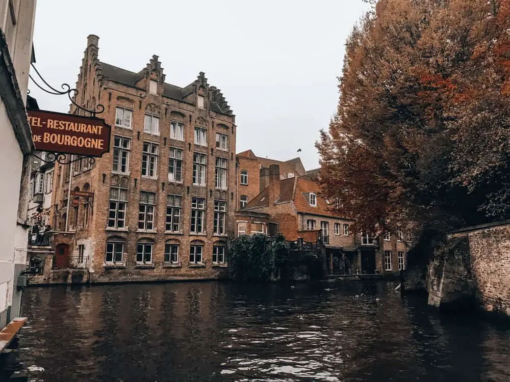 Bruges Canal - perfect Paris day trips by train