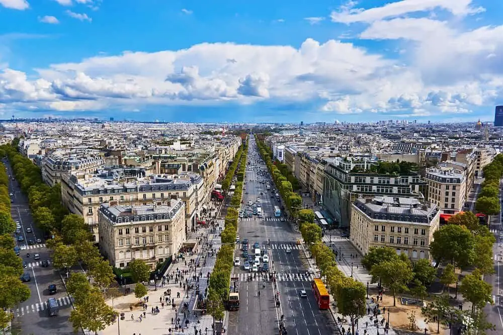 Champs-Elysées is a must on a 4 day Paris itinerary