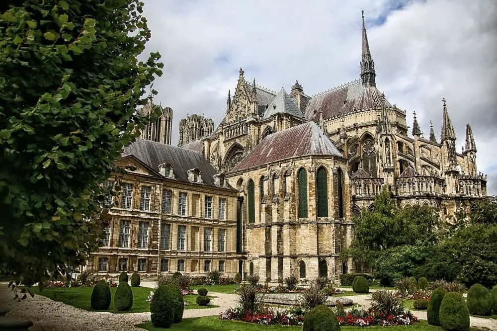 Notre Dame of Reims is a day trip from Paris