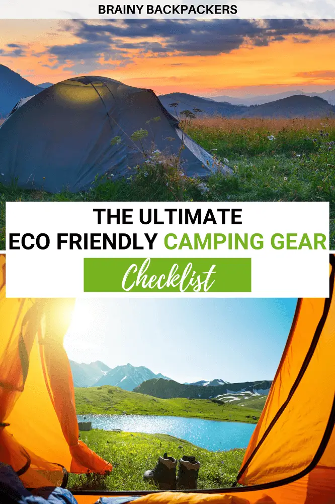 Need an eco friendly camping gear checklist and packing list? Here is all the essential camping gear for sustainable campers. Top camping gear for women and men and even dog camping gear for anyone aiming for zero waste camping, this post is packed with eco friendly camping products.