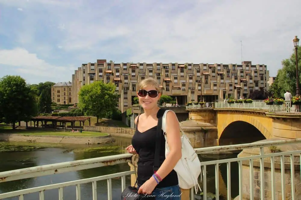 Walking along the river in Metz