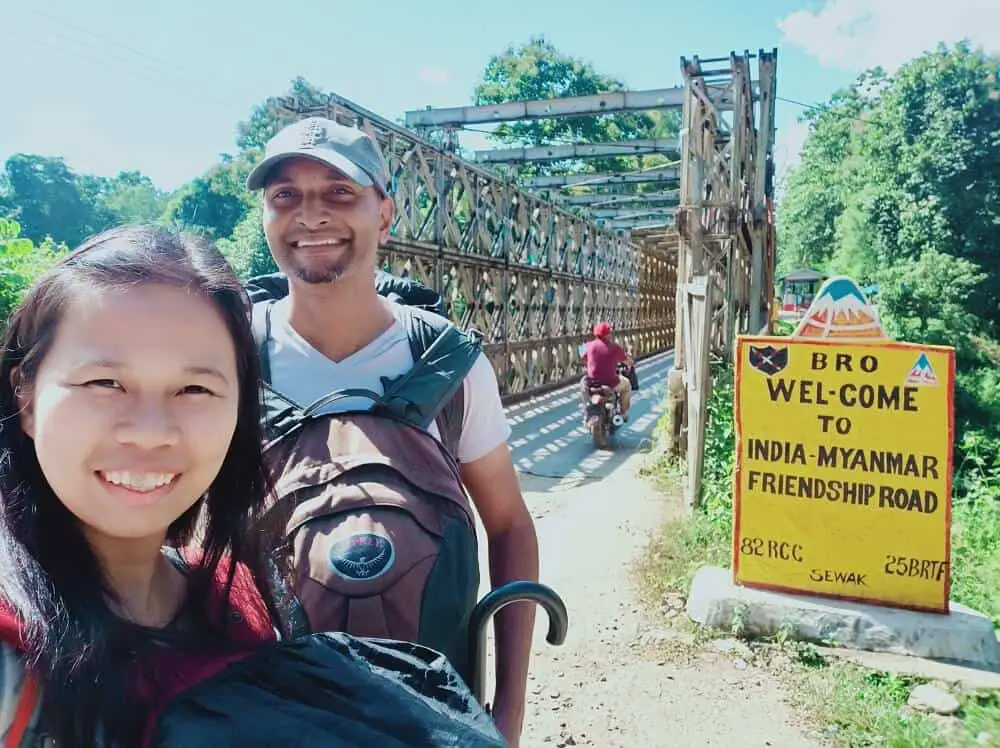 Crossed land border successfully Myanmar - India